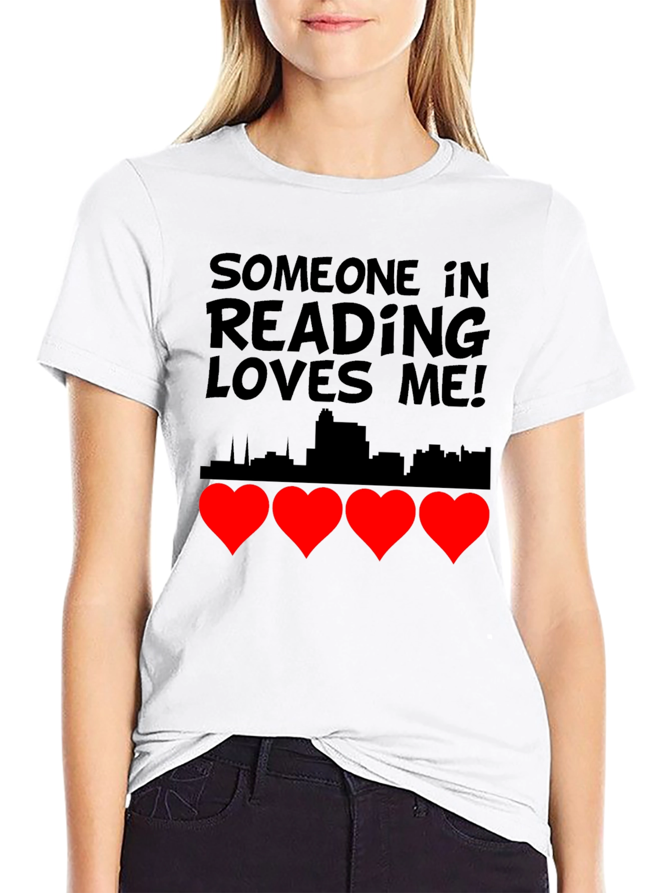 Reading Loves Me Graphic T-Shirt