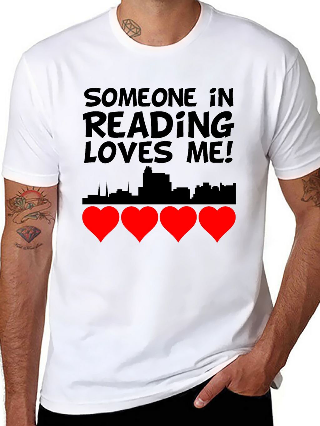 Reading Loves Me Graphic T-Shirt