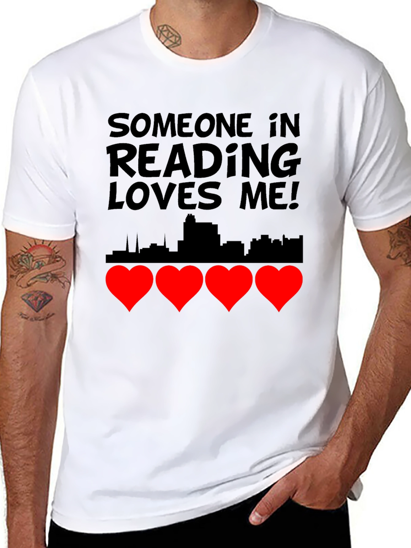 Reading Loves Me Graphic T-Shirt