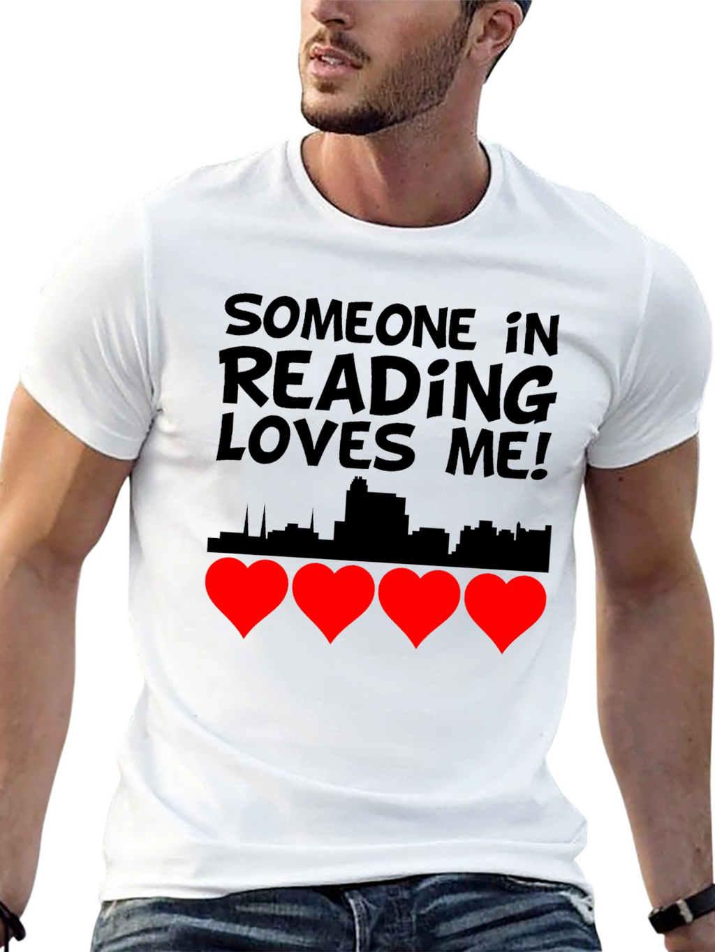 Reading Loves Me Graphic T-Shirt