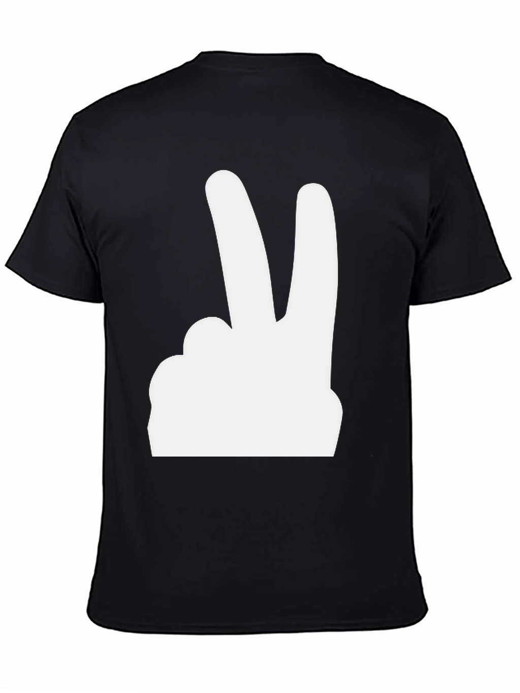 Peace Sign Graphic Tee - Stylish Comfort