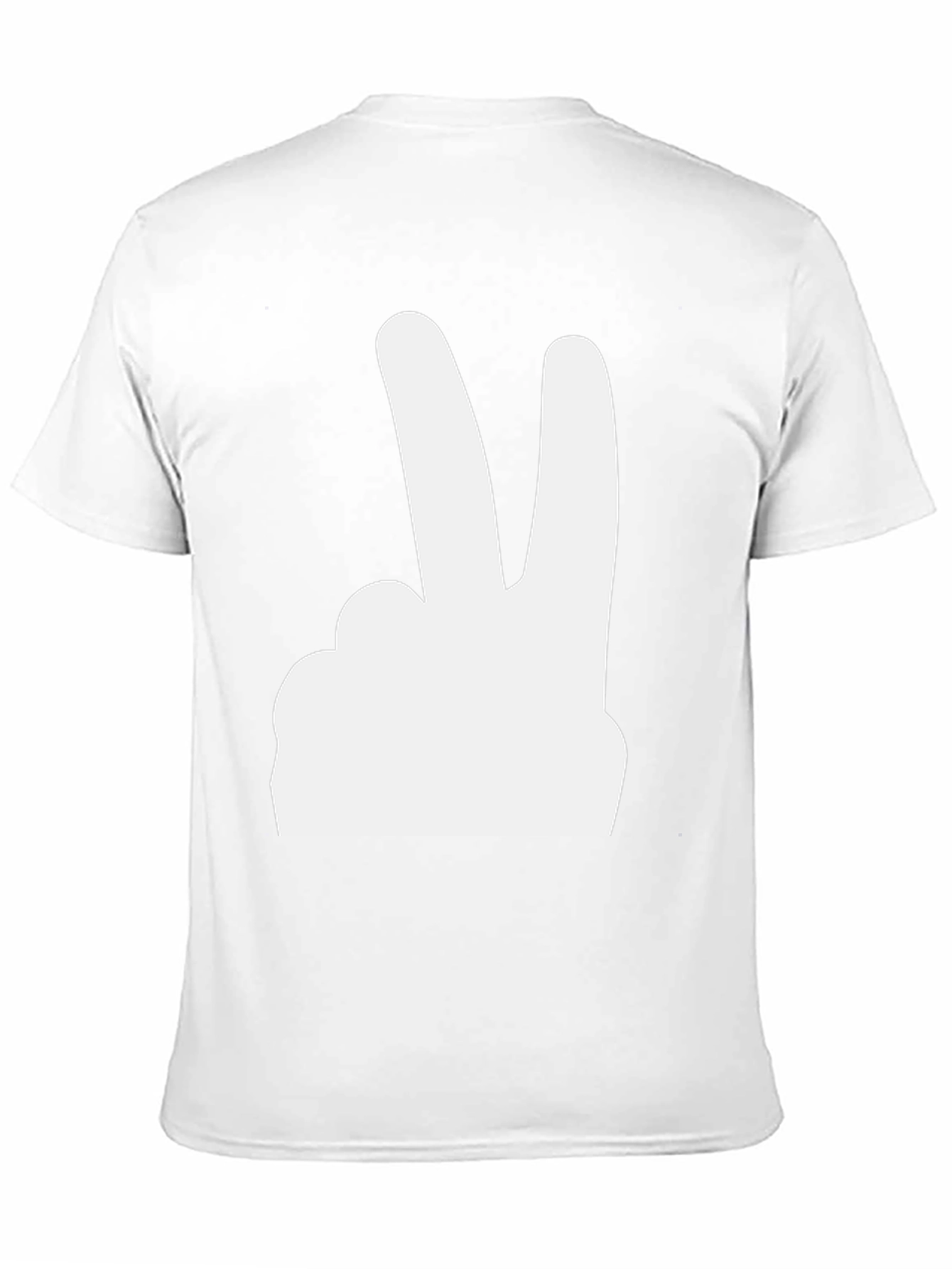 Peace Sign Graphic Tee - Stylish Comfort