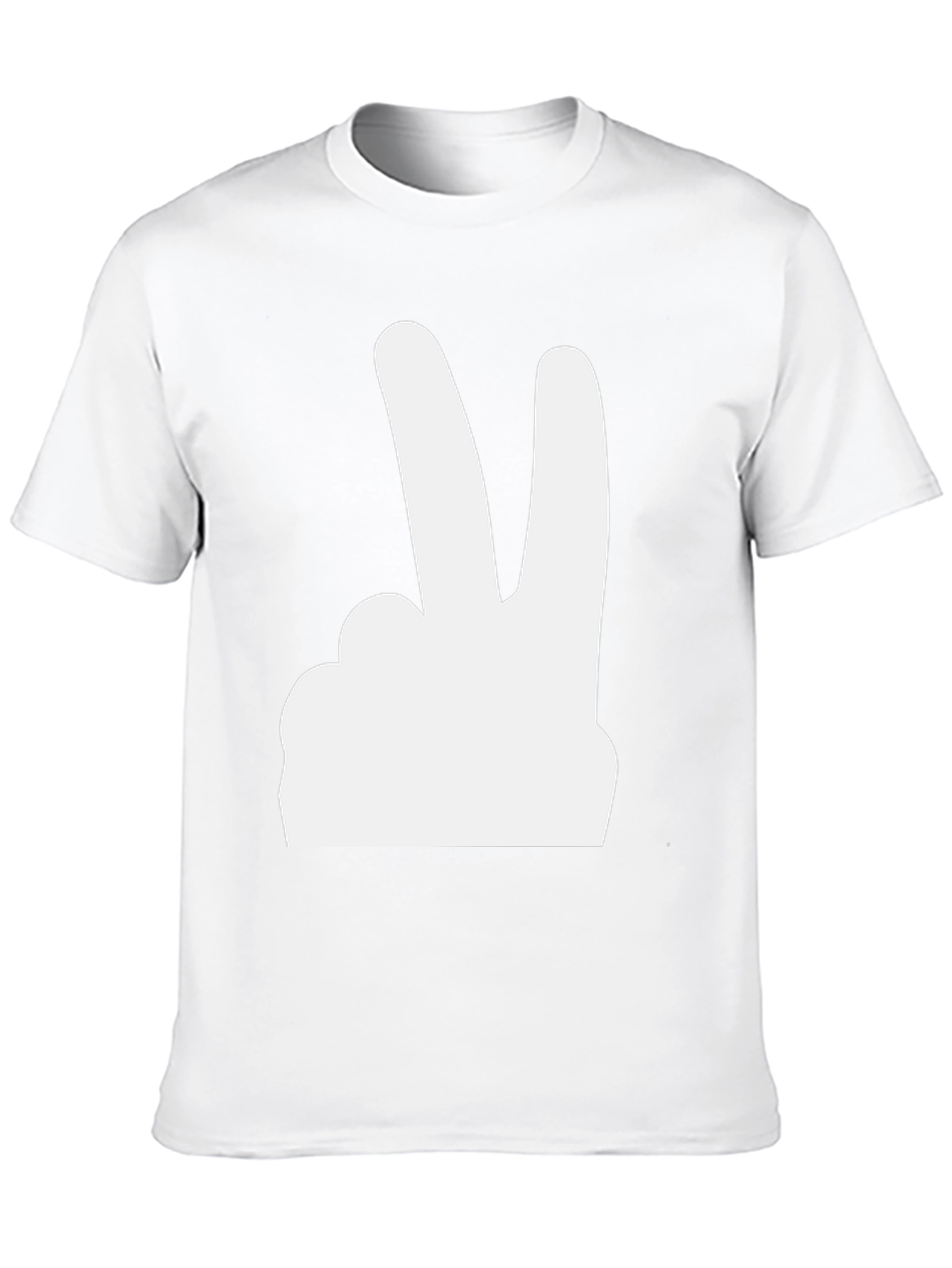 Peace Sign Graphic Tee - Stylish Comfort