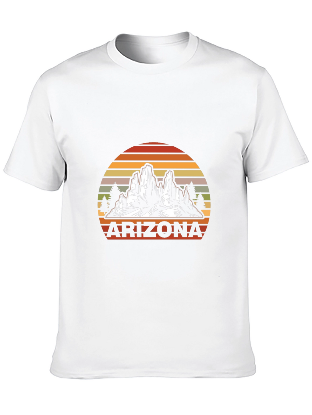 Arizona Sunset Graphic T-Shirt - Desert Mountain Design