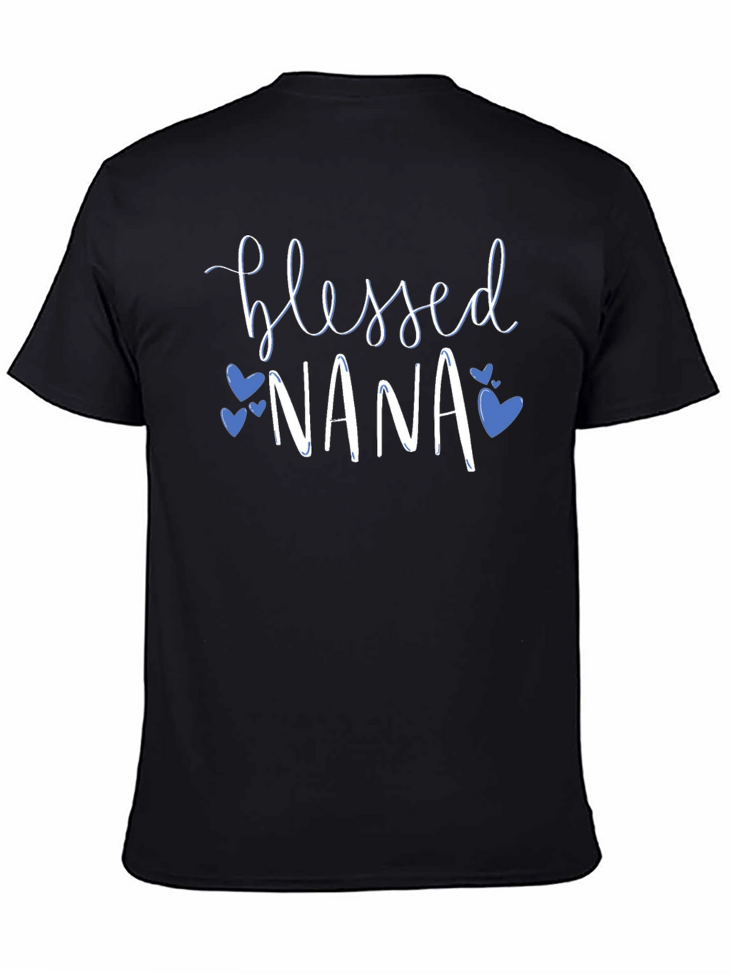 Blessed Nana T-Shirt - Cute Heart Graphic Tee