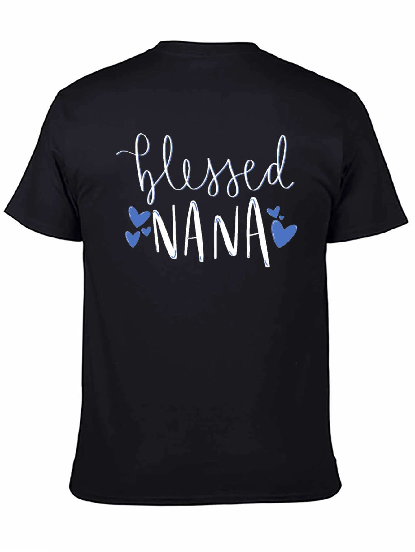 Blessed Nana T-Shirt - Cute Heart Graphic Tee