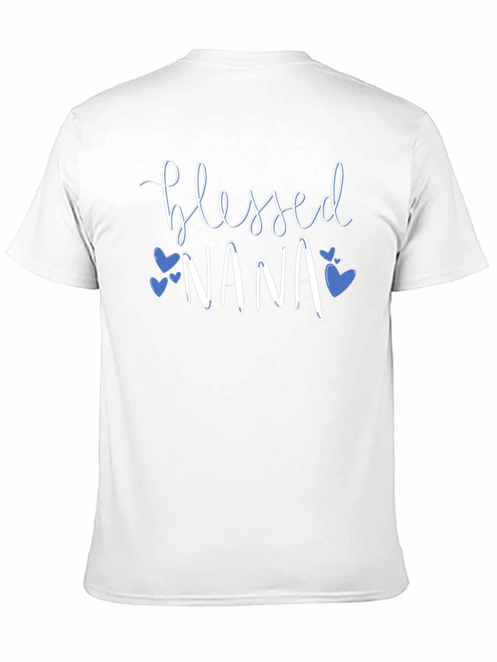 Blessed Nana T-Shirt - Cute Heart Graphic Tee