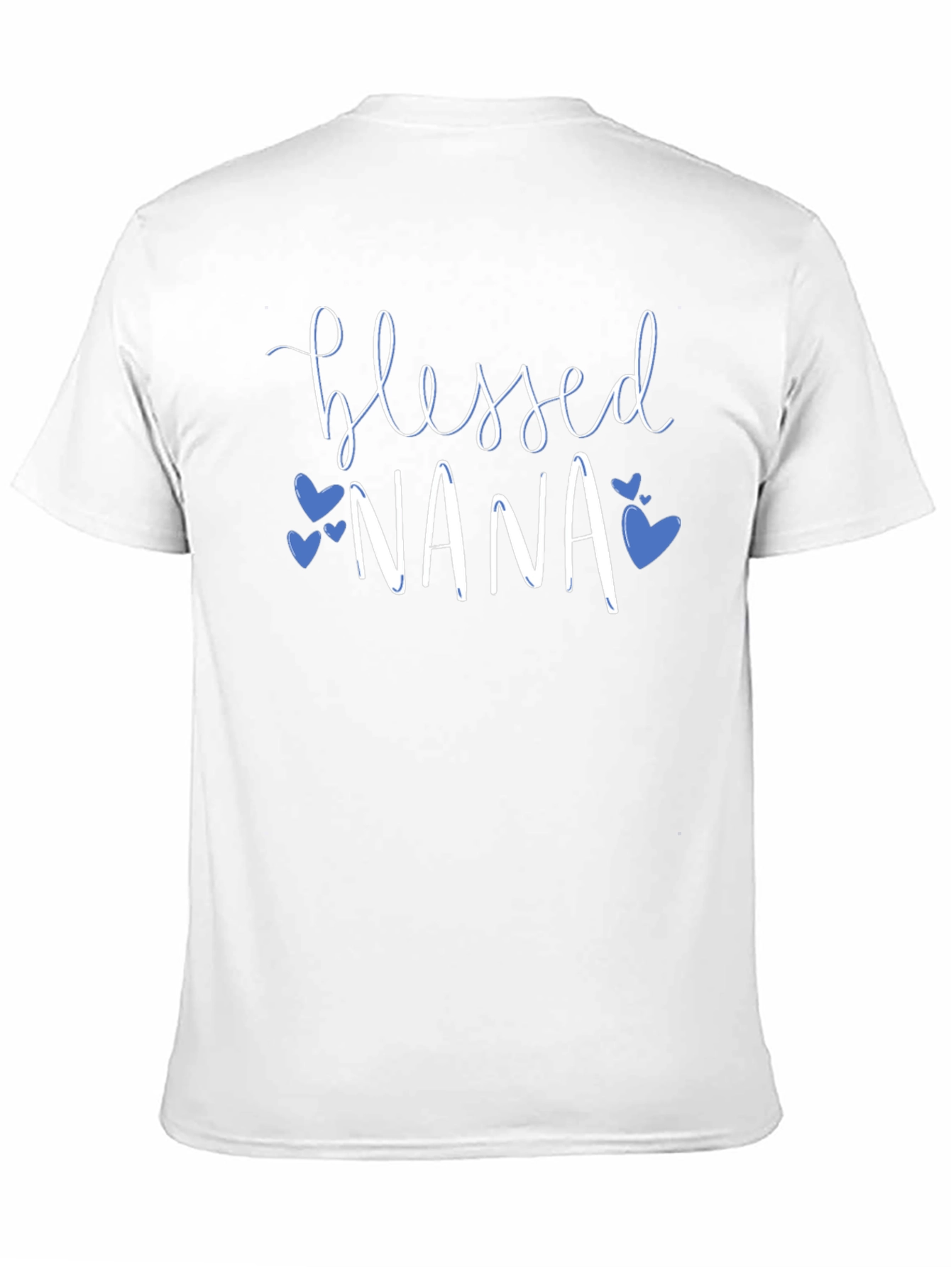 Blessed Nana T-Shirt - Cute Heart Graphic Tee