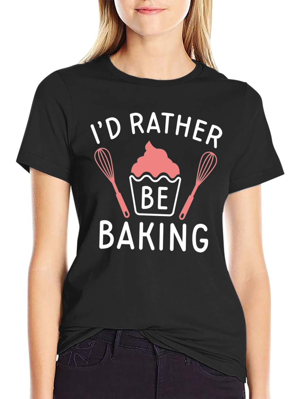 Id Rather Be Baking T-Shirt