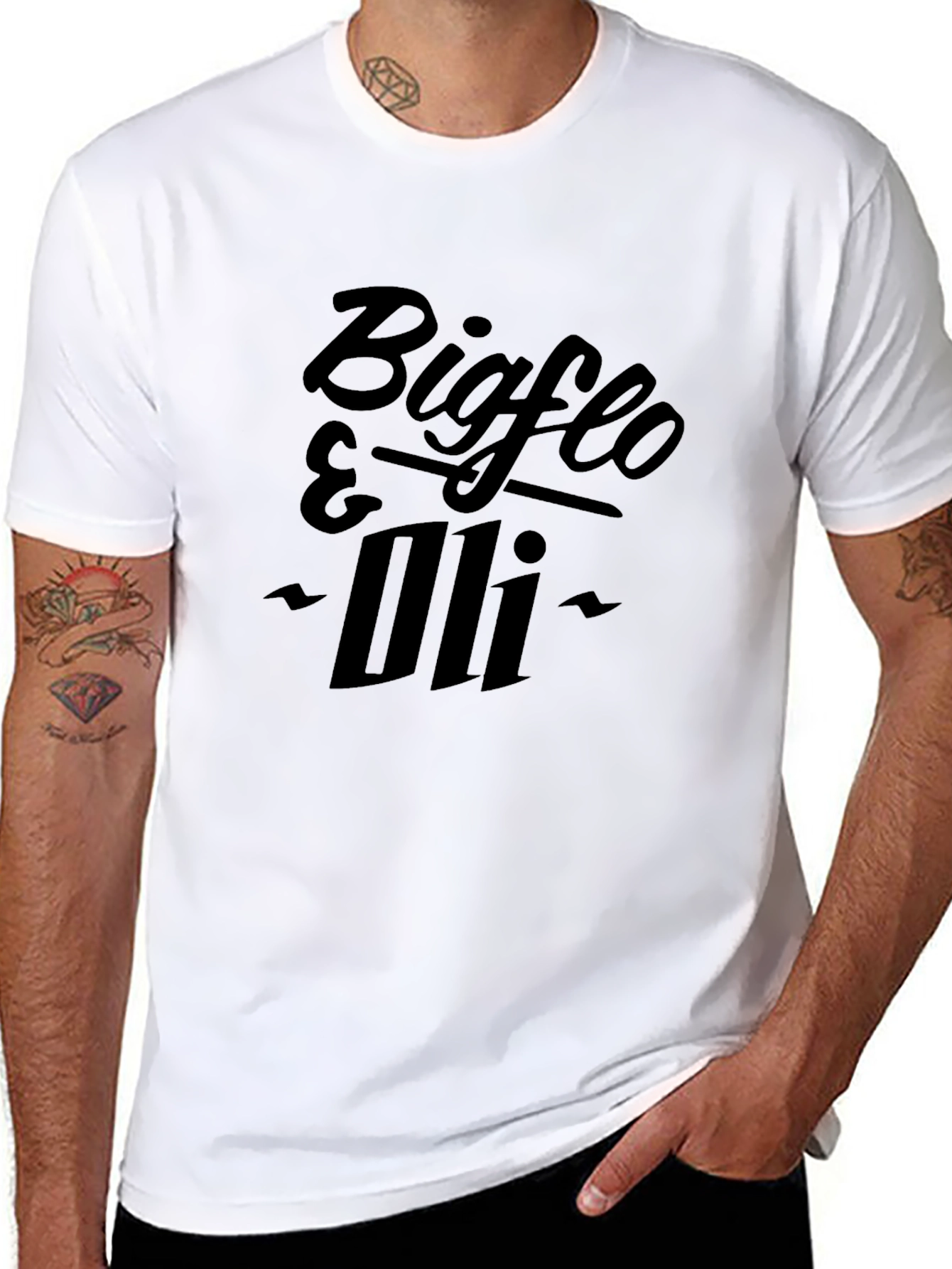 Bigflo & Oli Black Graphic Tee