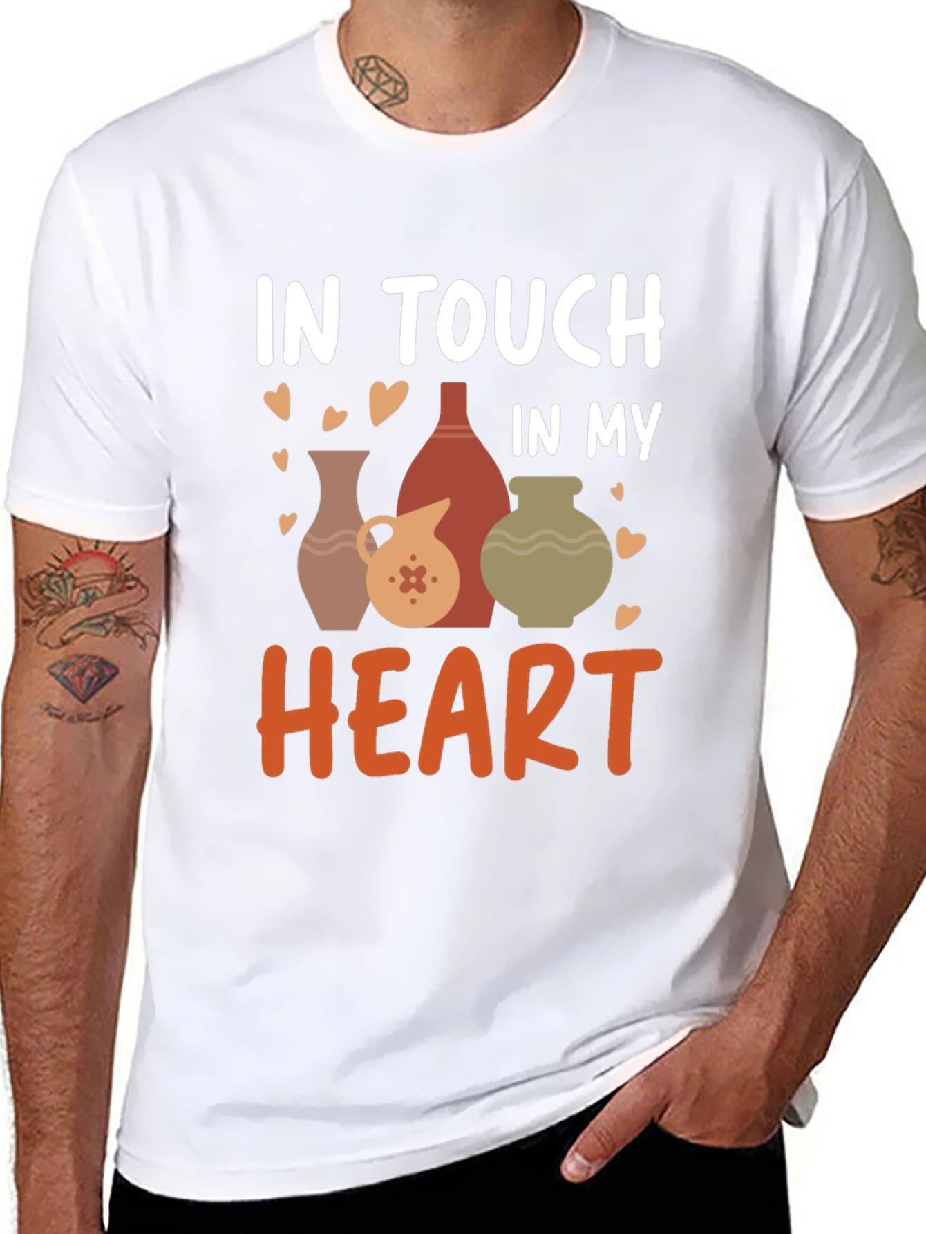 Pottery Lovers T-Shirt - In Touch In My Heart