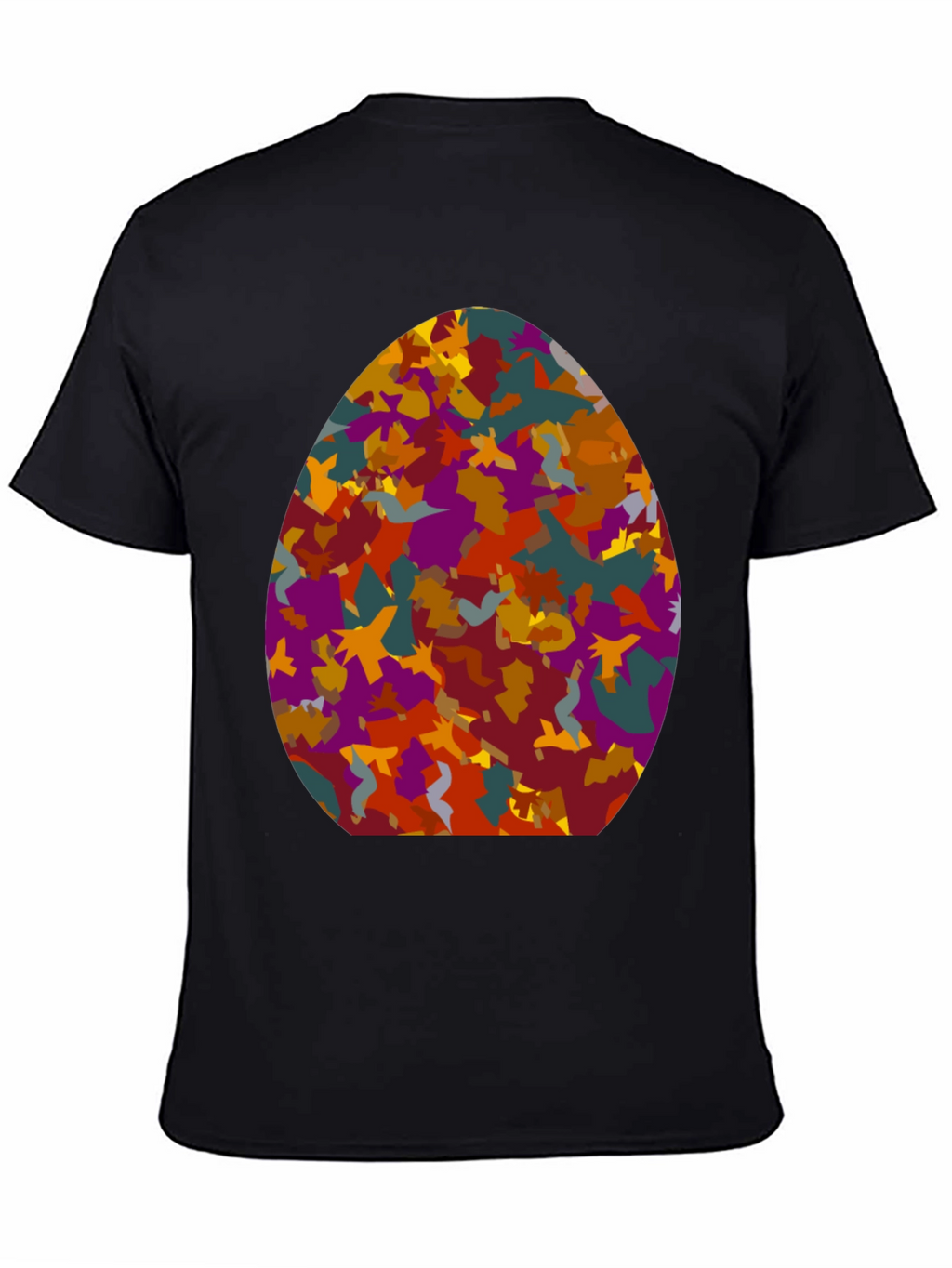 Abstract Easter Egg Tee - Novelty Design