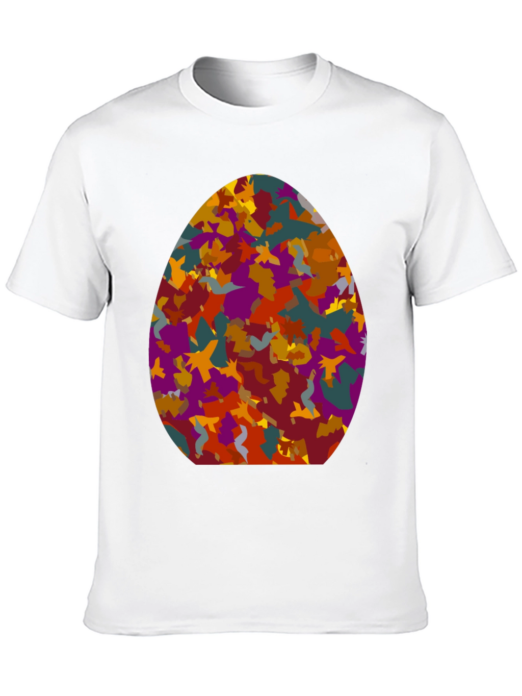 Abstract Easter Egg Tee - Novelty Design