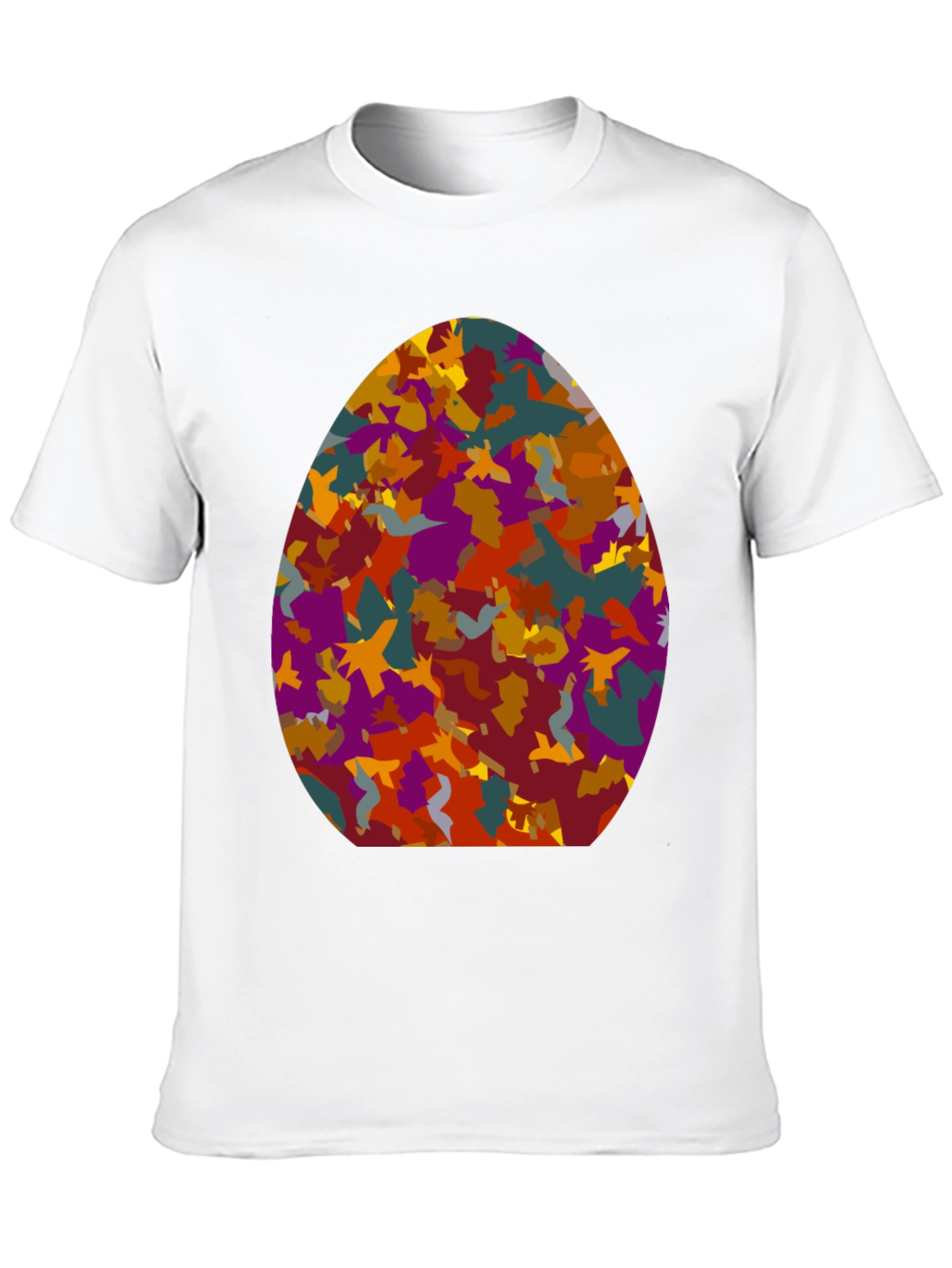 Abstract Easter Egg Tee - Novelty Design