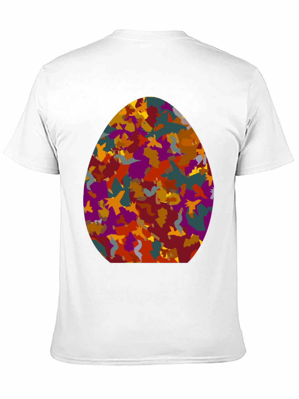 Abstract Easter Egg Tee - Novelty Design