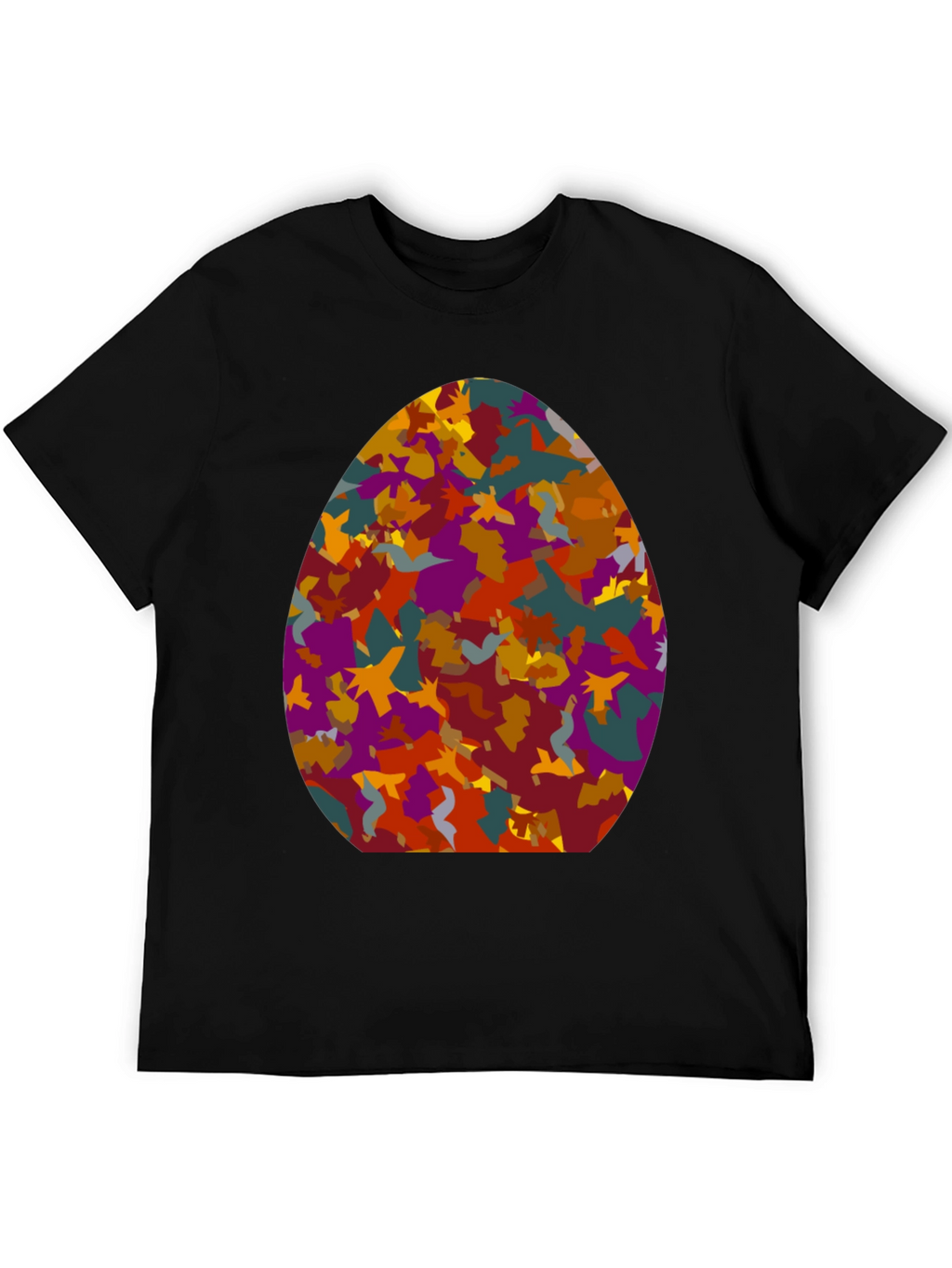 Abstract Easter Egg Tee - Novelty Design