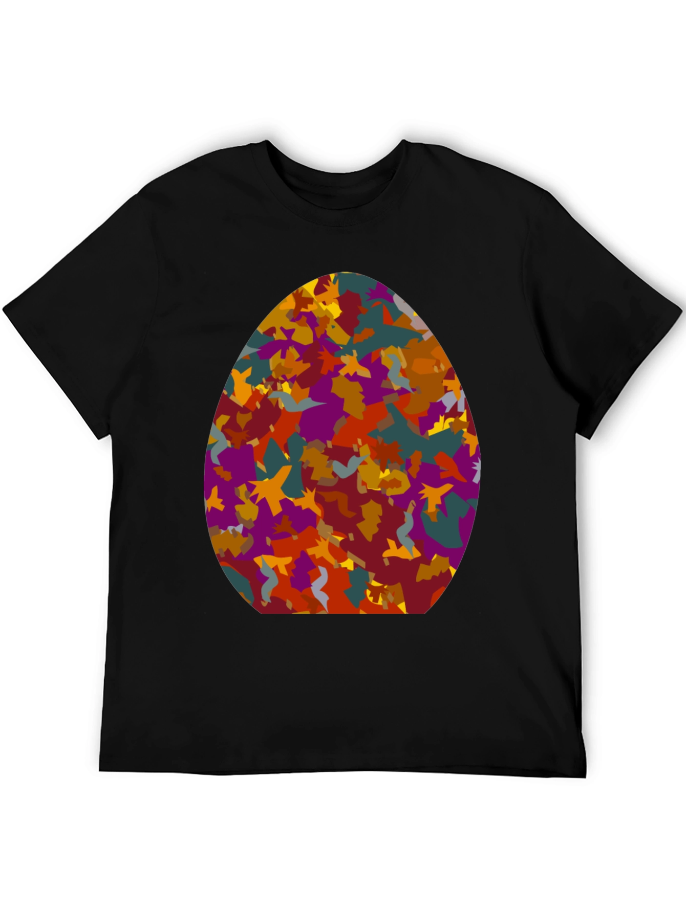Abstract Easter Egg Tee - Novelty Design