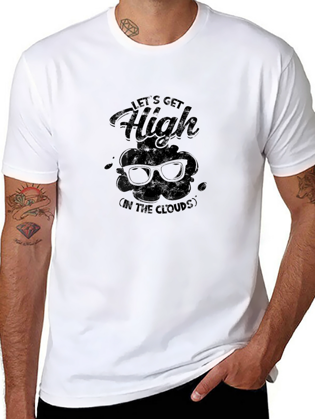Lets Get High Cloud T-Shirt
