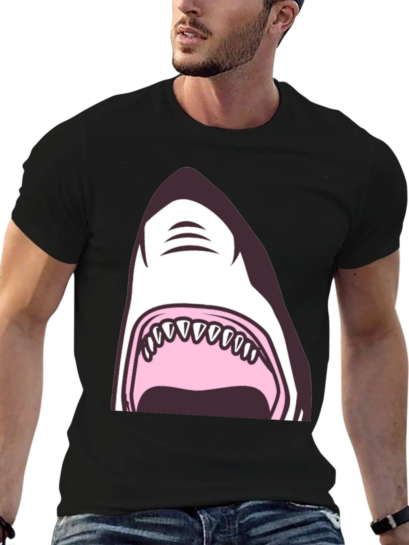Shark Attack Tee - Graphic Novelty T-Shirt