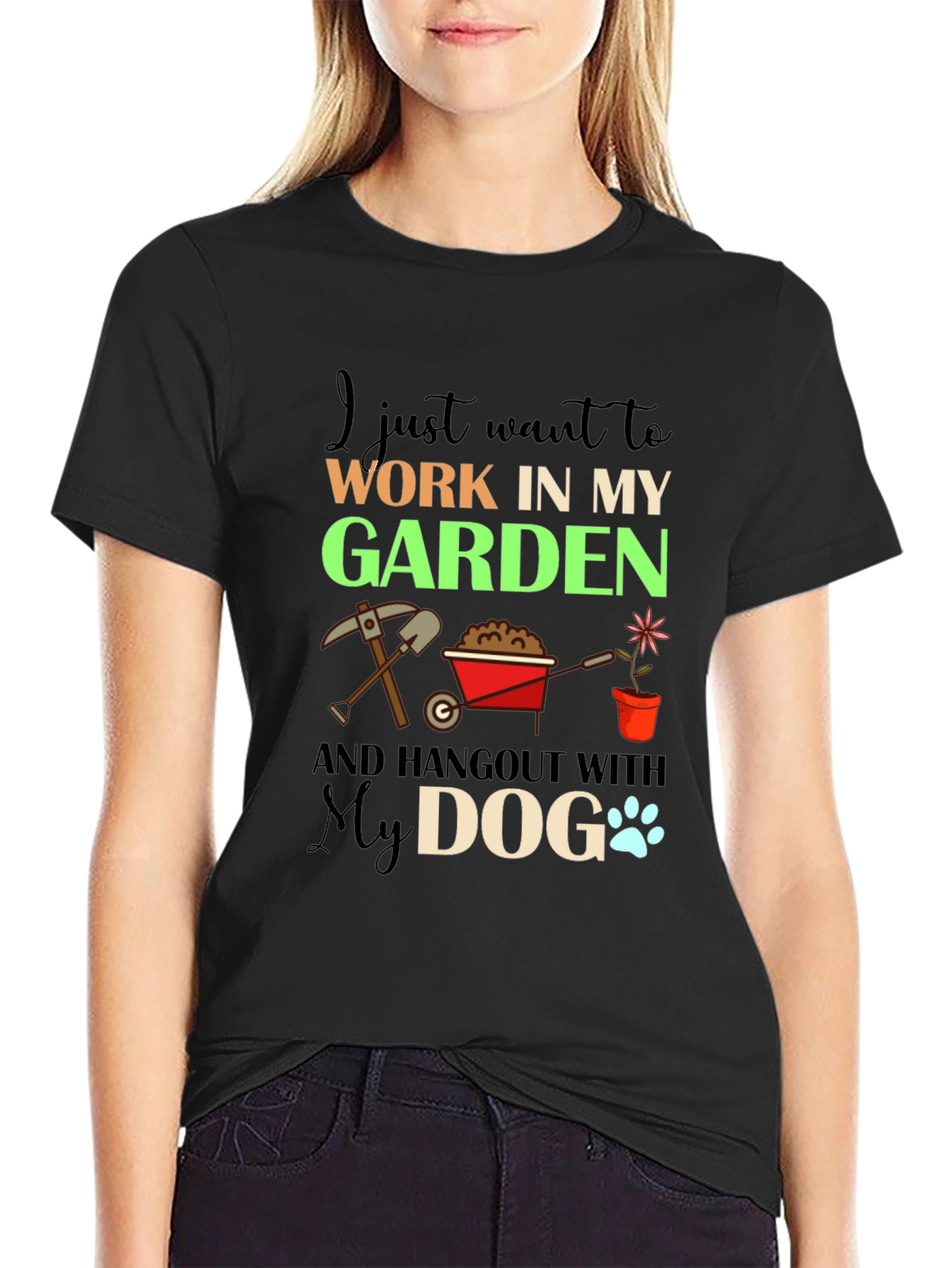 Gardening & Dog Lover T-Shirt