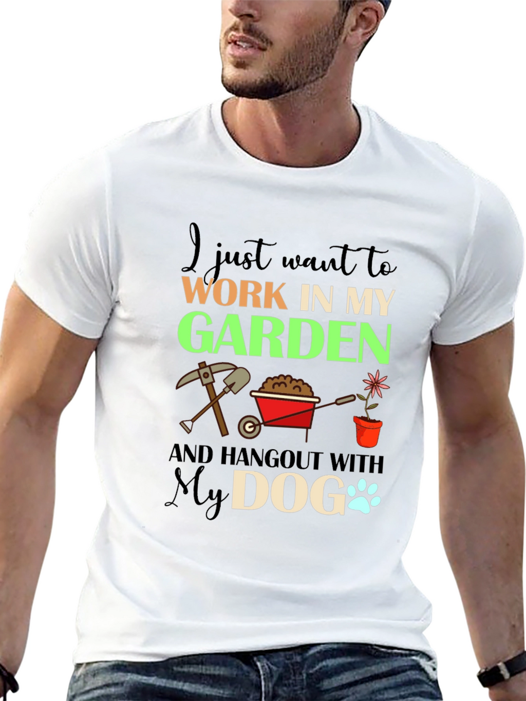 Gardening & Dog Lover T-Shirt