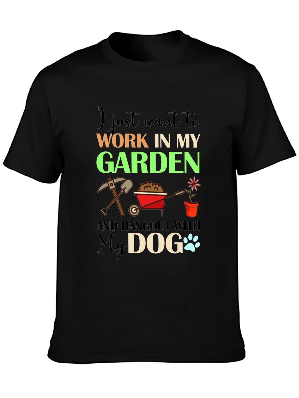 Gardening & Dog Lover T-Shirt