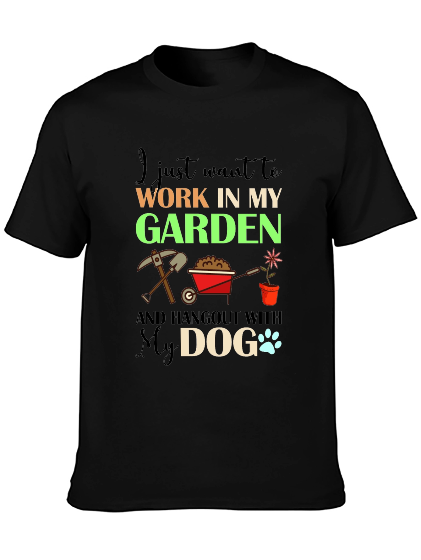 Gardening & Dog Lover T-Shirt