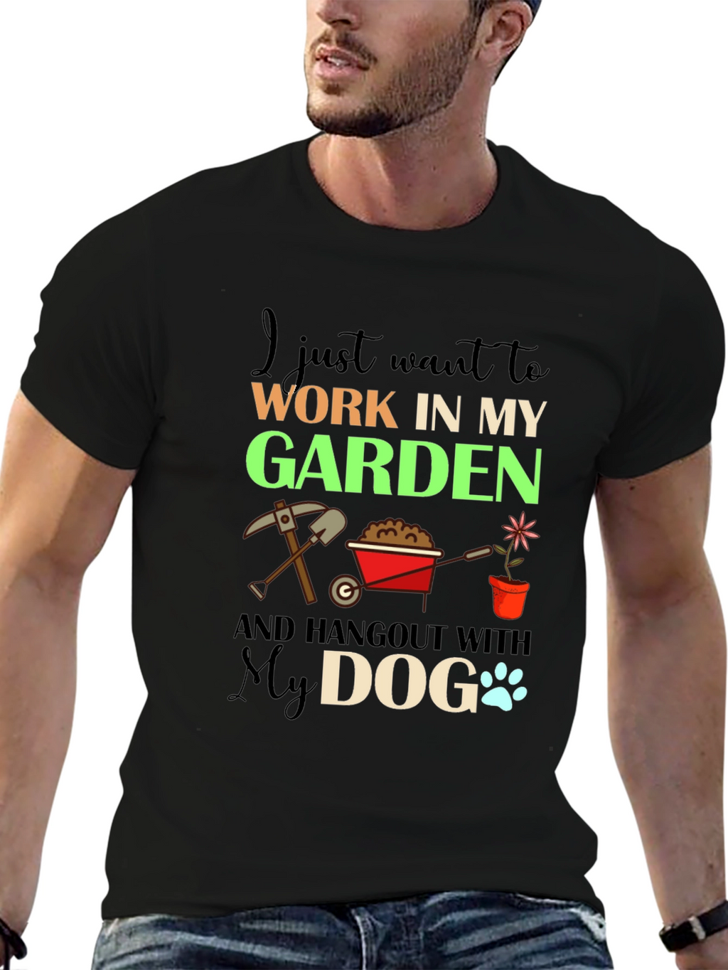 Gardening & Dog Lover T-Shirt