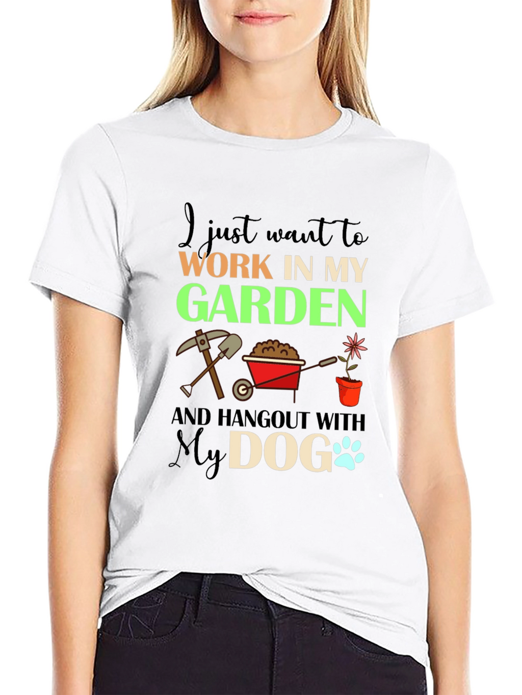 Gardening & Dog Lover T-Shirt