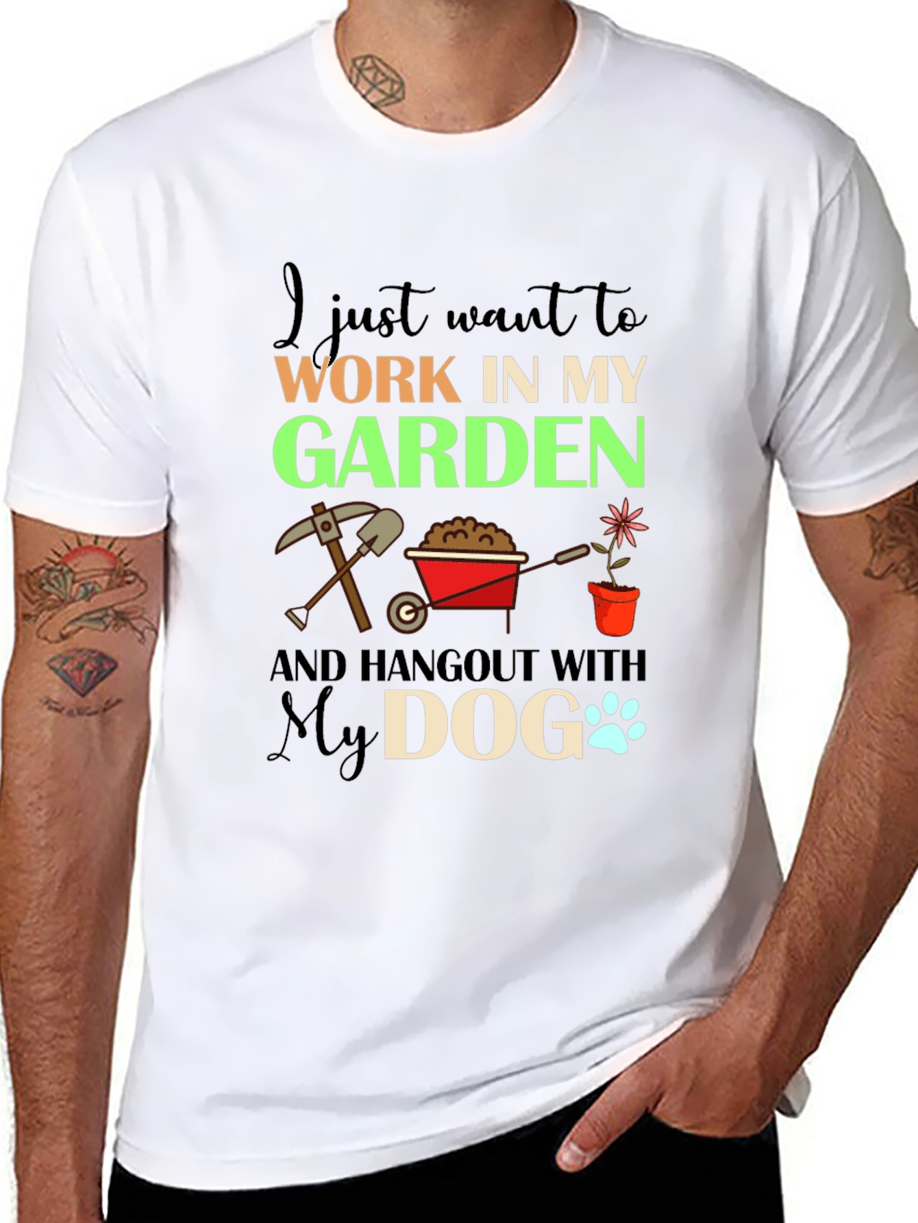Gardening & Dog Lover T-Shirt