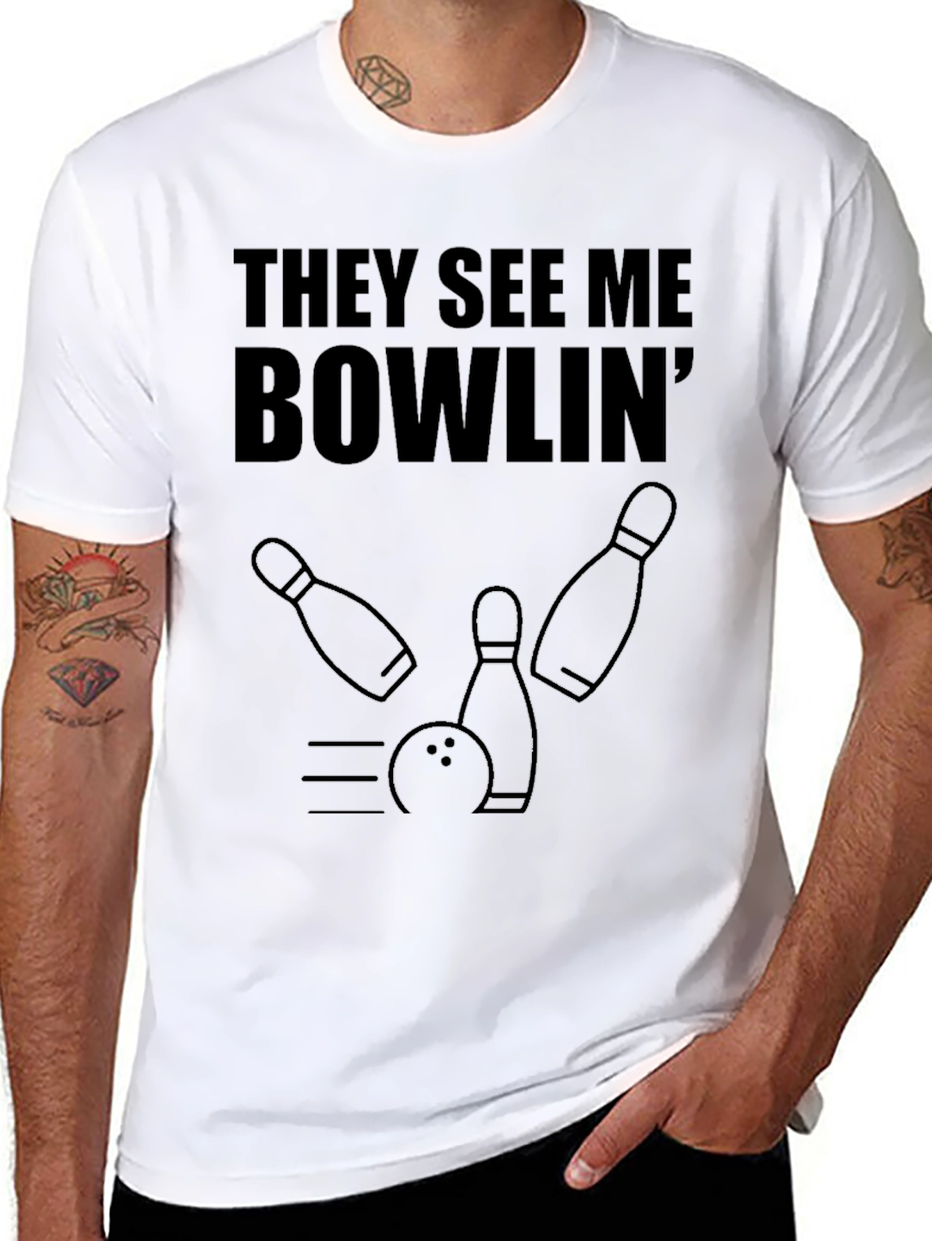 They See Me Bowlin Graphic Tee