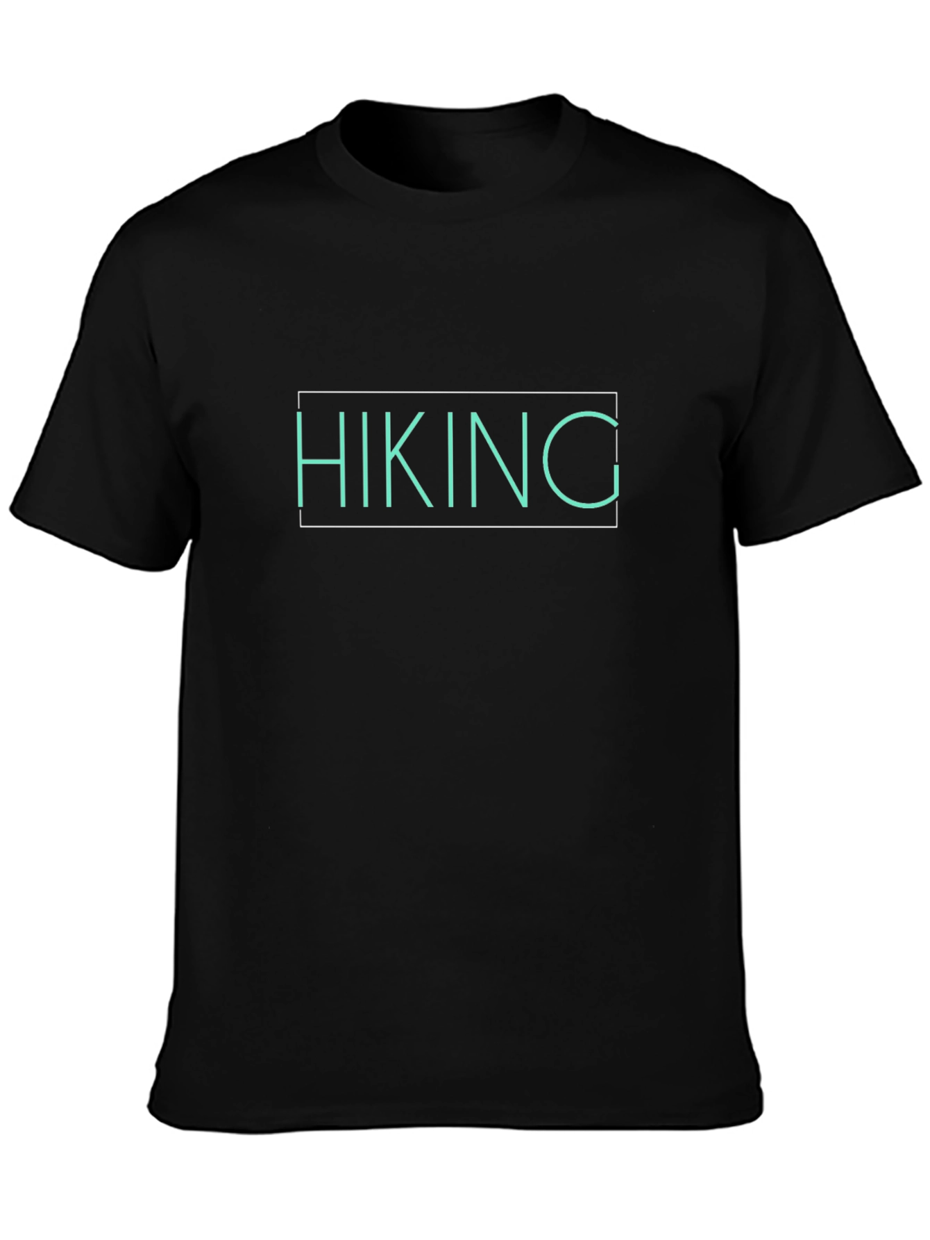 Hiking Graphic Black Tee