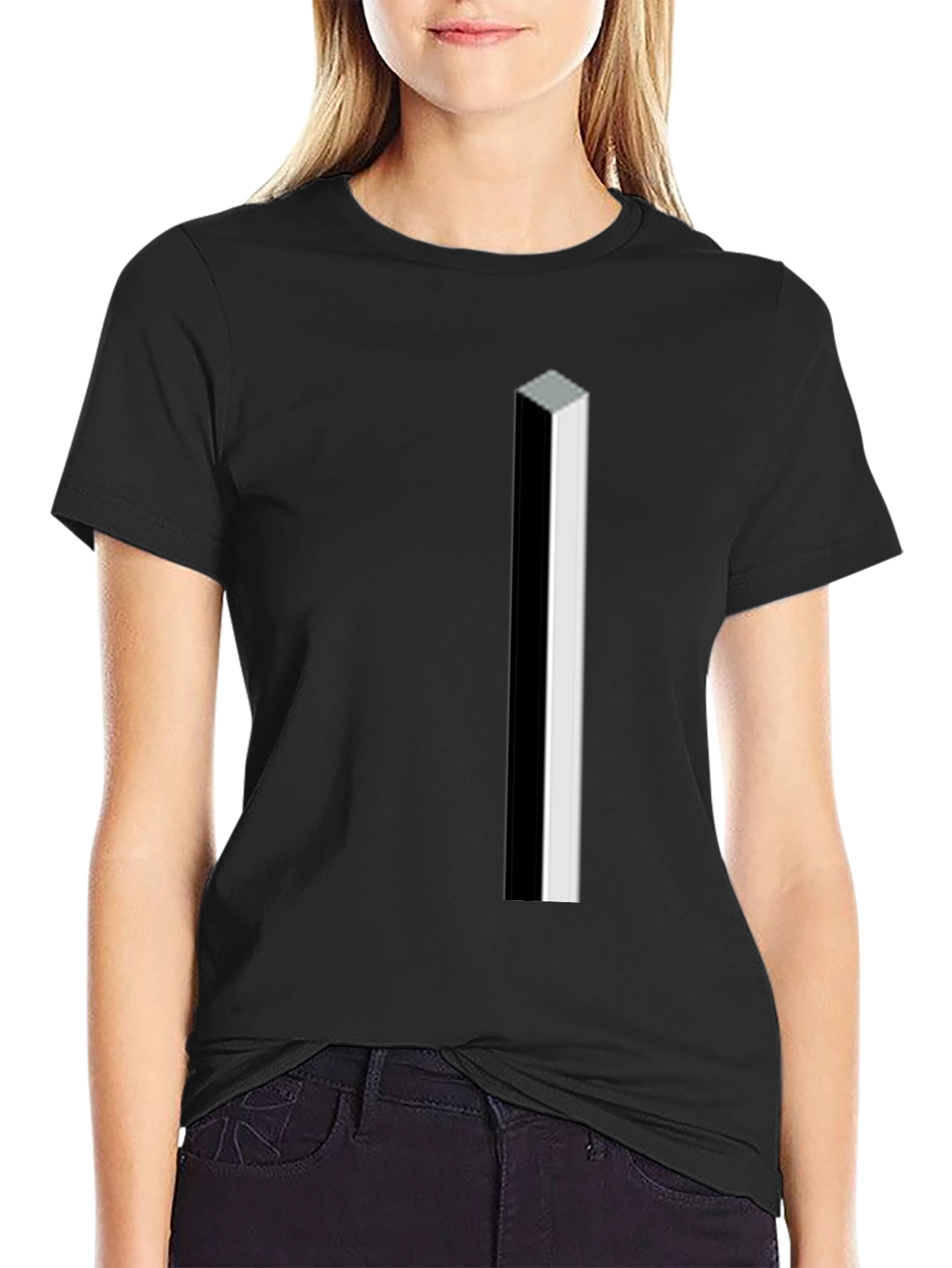 Geometric Illusion Tee - Modern Style