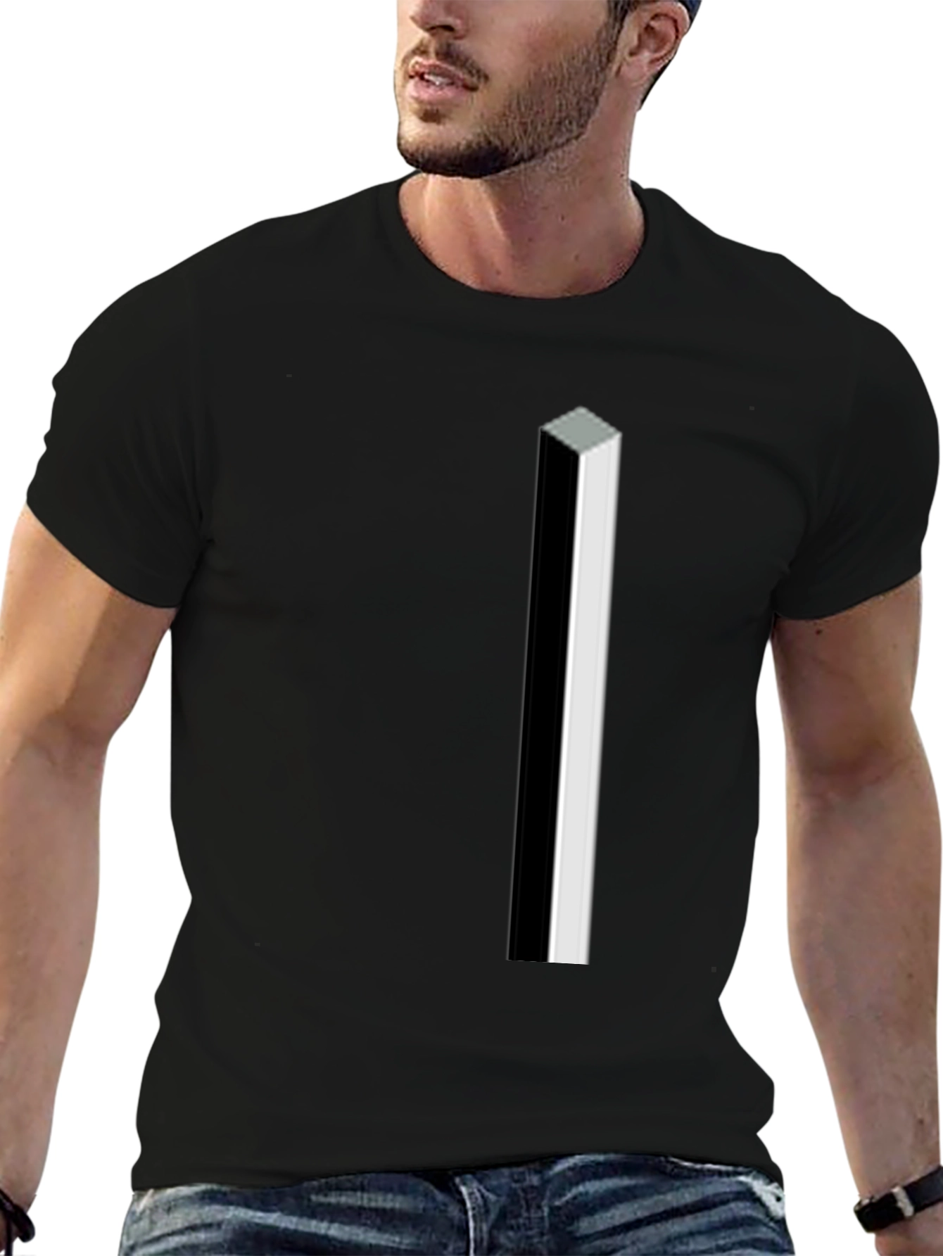 Geometric Illusion Tee - Modern Style