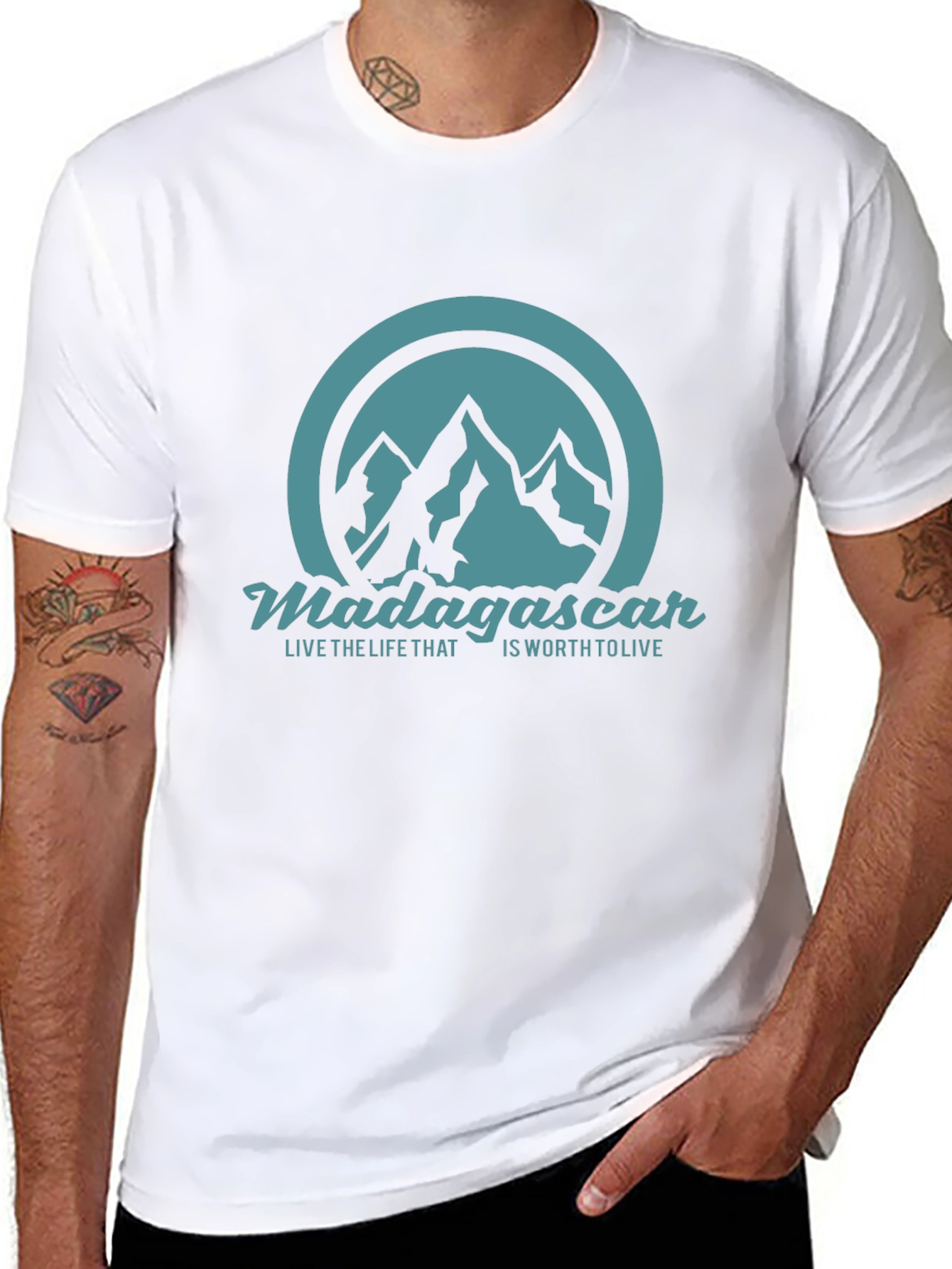 Madagascar Mountain T-Shirt - Live the Life