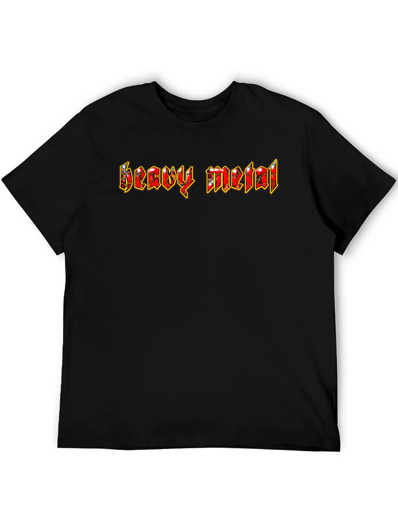 Heavy Metal Graphic Print T-Shirt