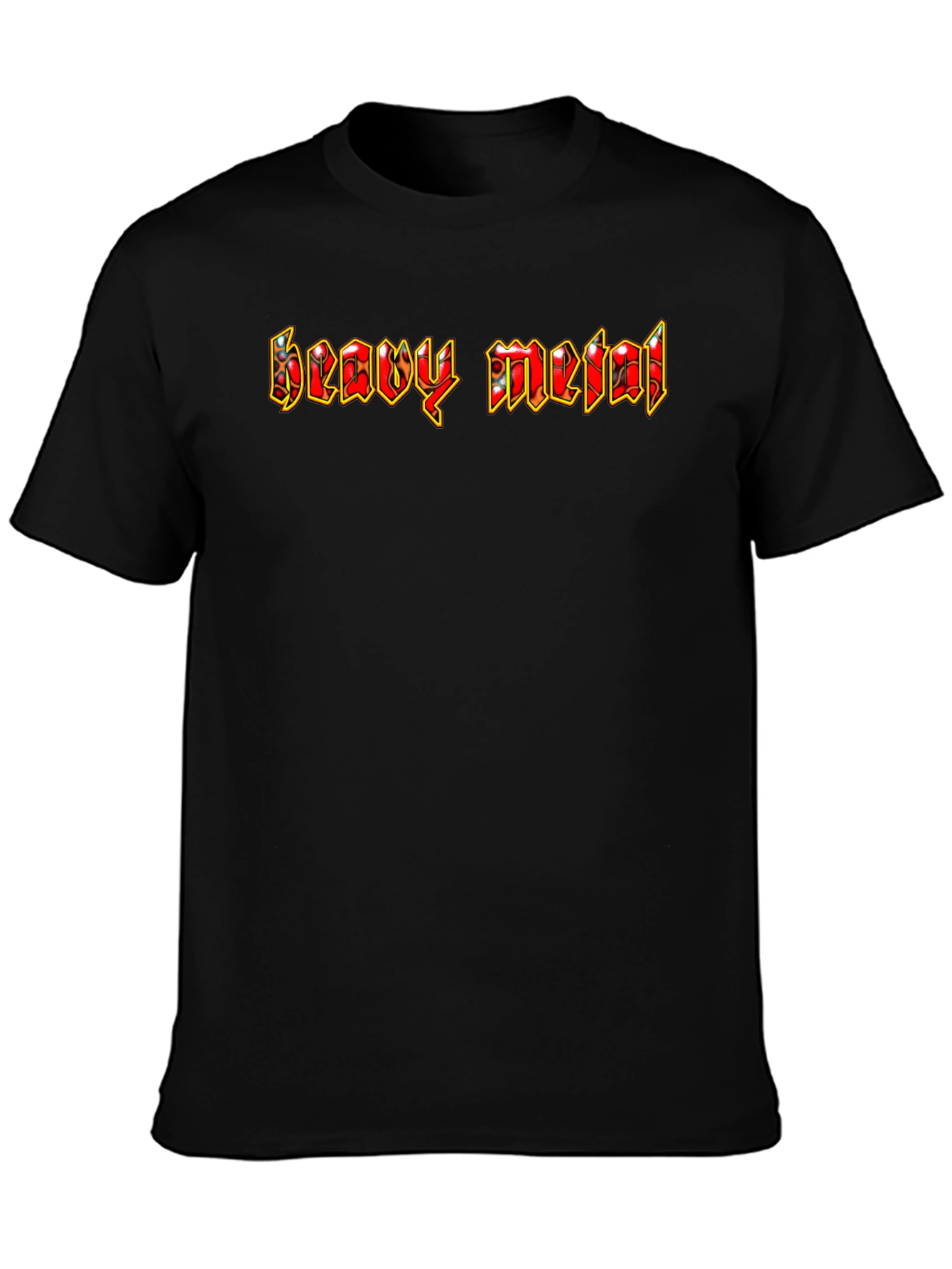 Heavy Metal Graphic Print T-Shirt
