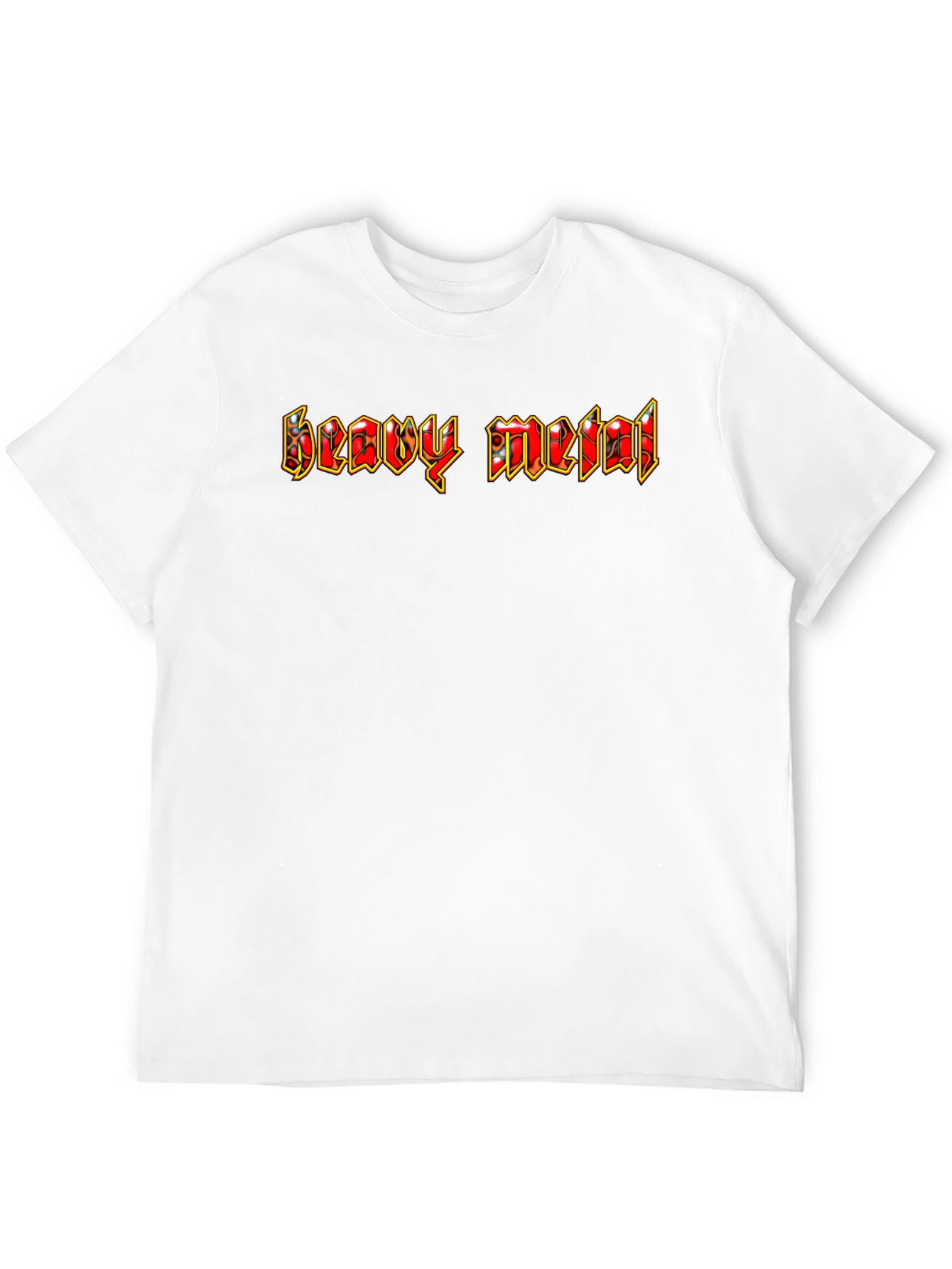Heavy Metal Graphic Print T-Shirt