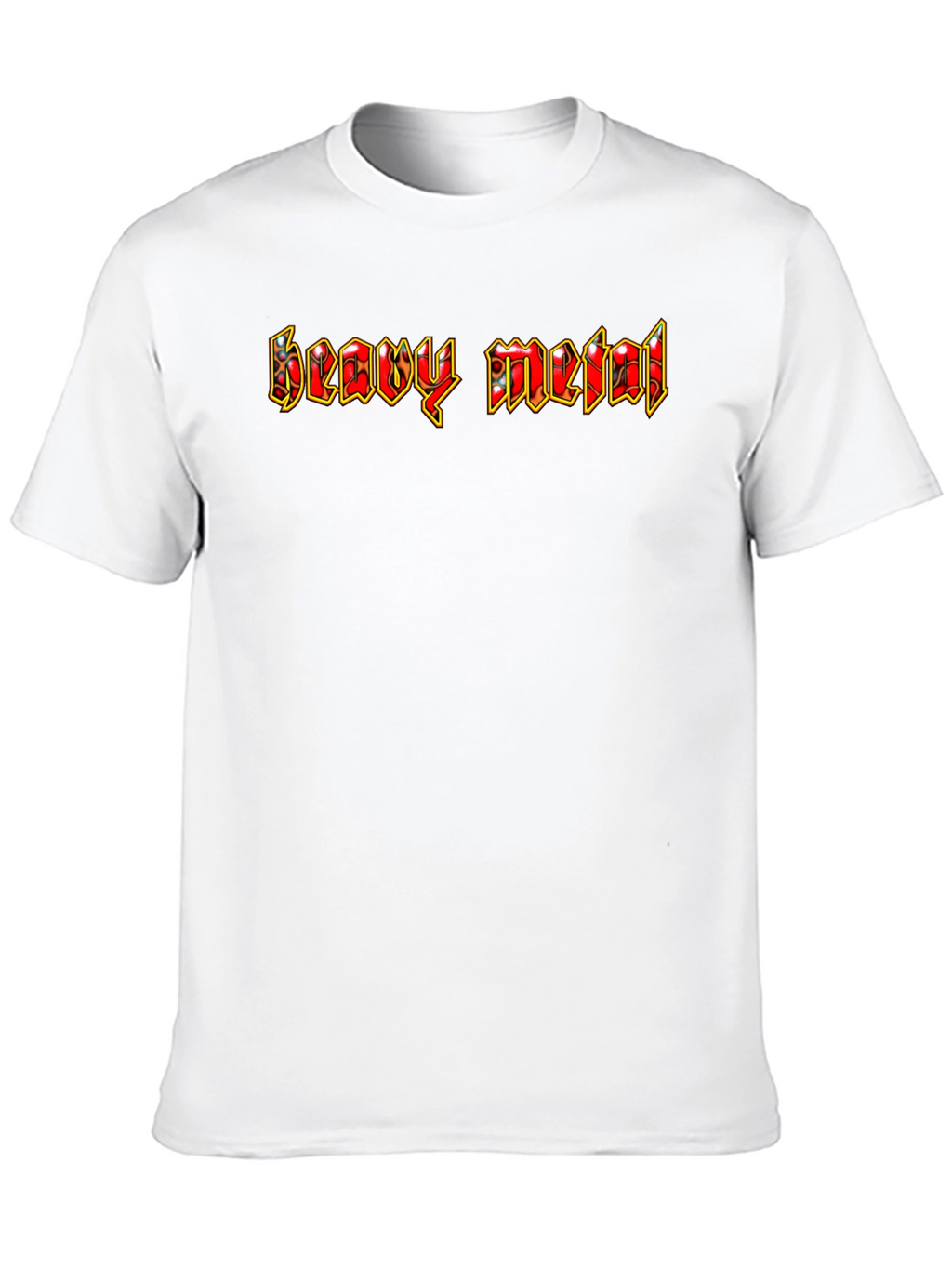 Heavy Metal Graphic Print T-Shirt