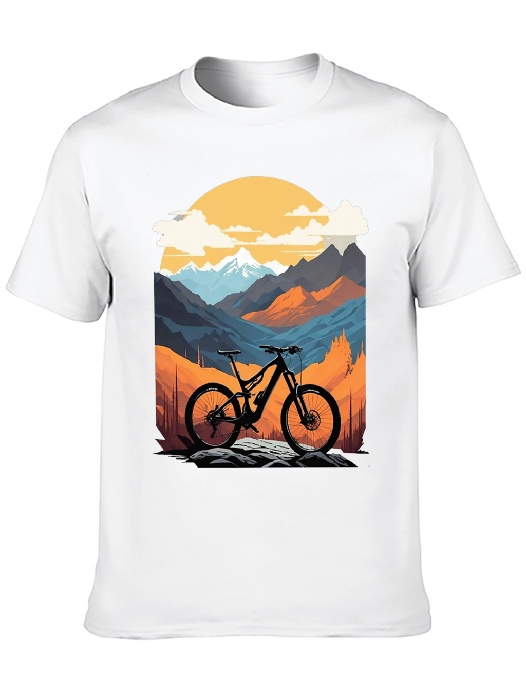 Mountain Bike Graphic T-Shirt