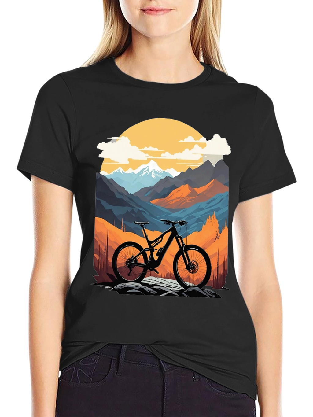 Mountain Bike Graphic T-Shirt