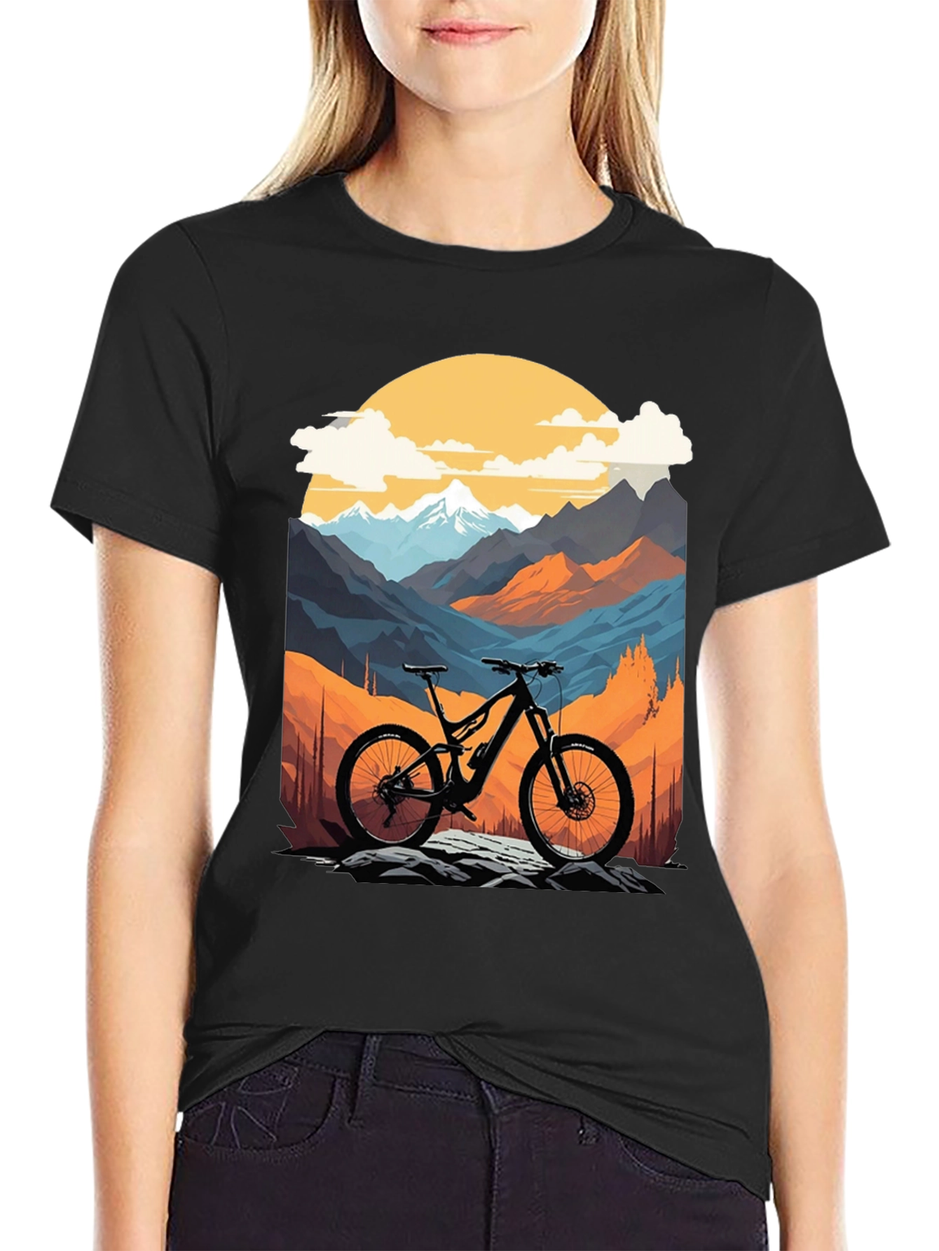 Mountain Bike Graphic T-Shirt