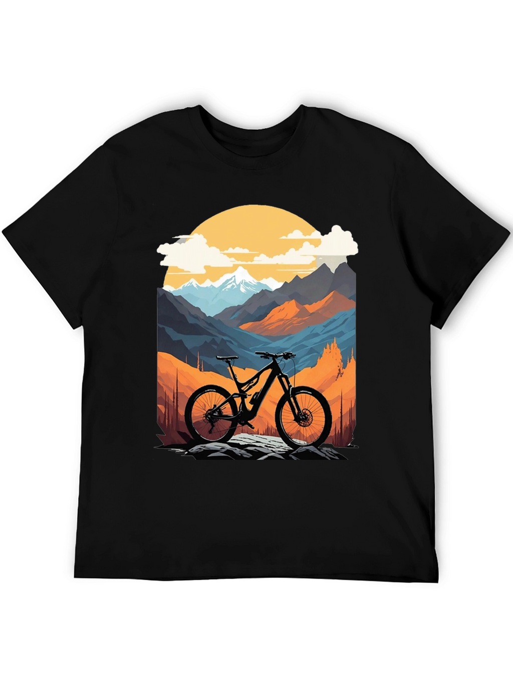 Mountain Bike Graphic T-Shirt
