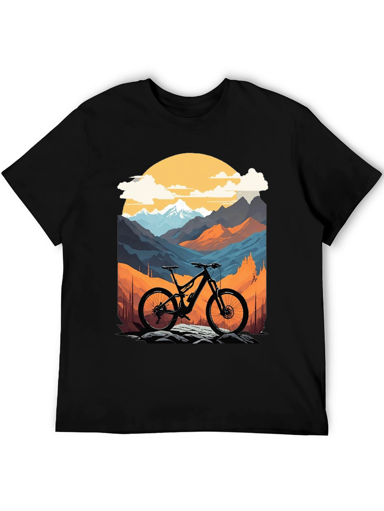 Mountain Bike Graphic T-Shirt