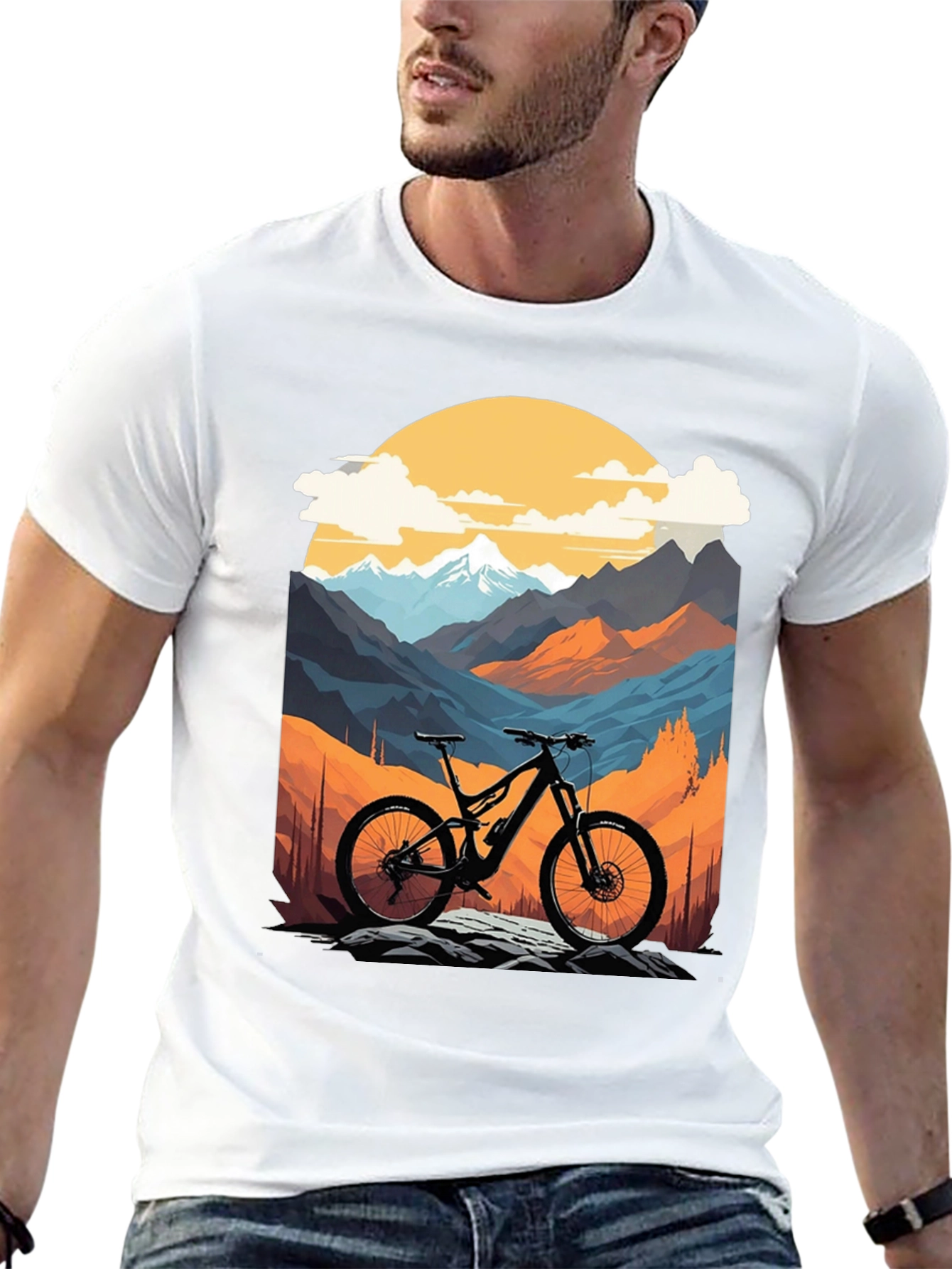 Mountain Bike Graphic T-Shirt