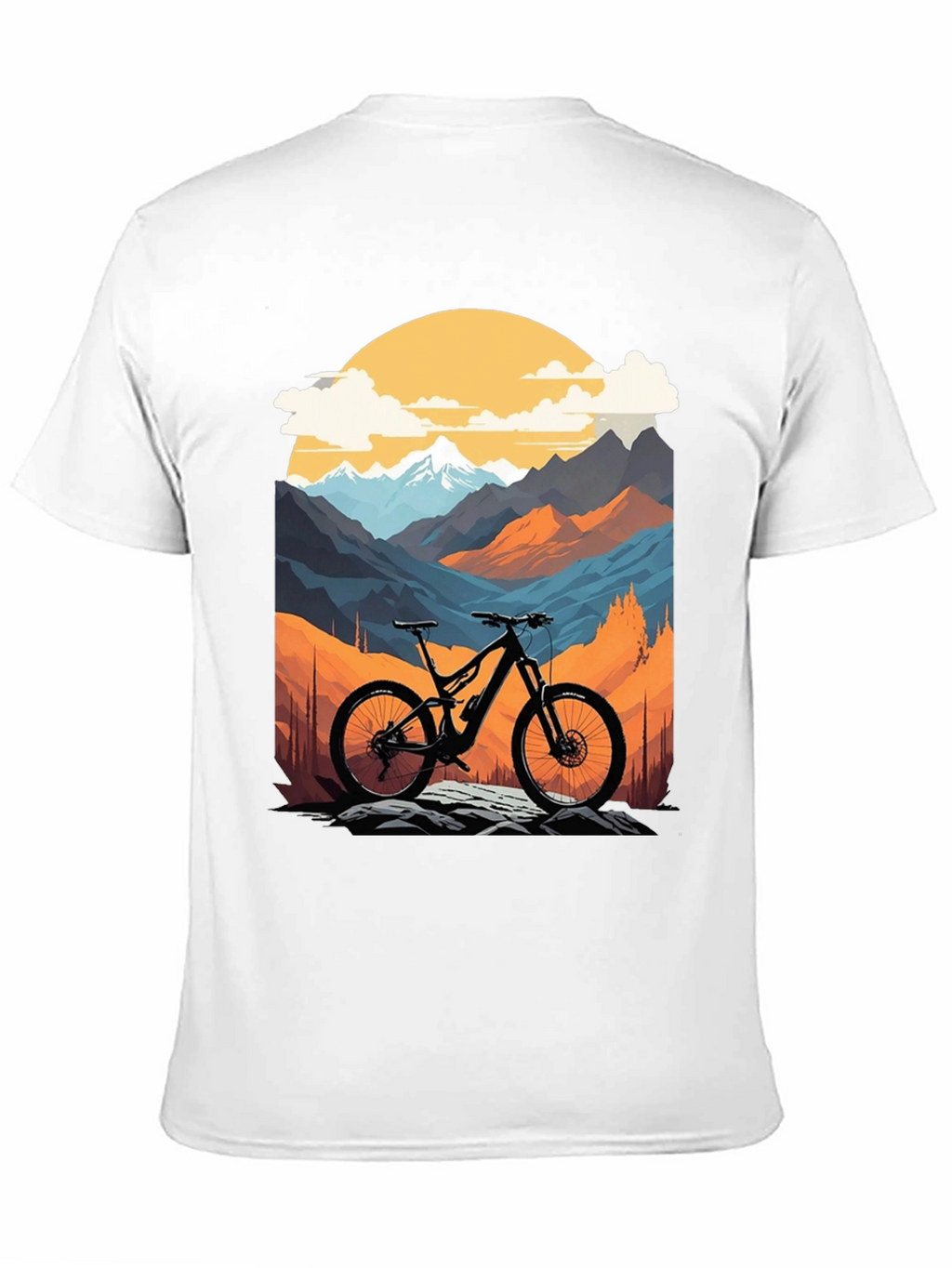 Mountain Bike Graphic T-Shirt