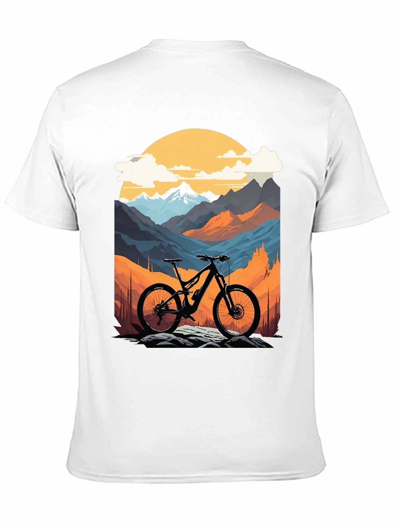 Mountain Bike Graphic T-Shirt
