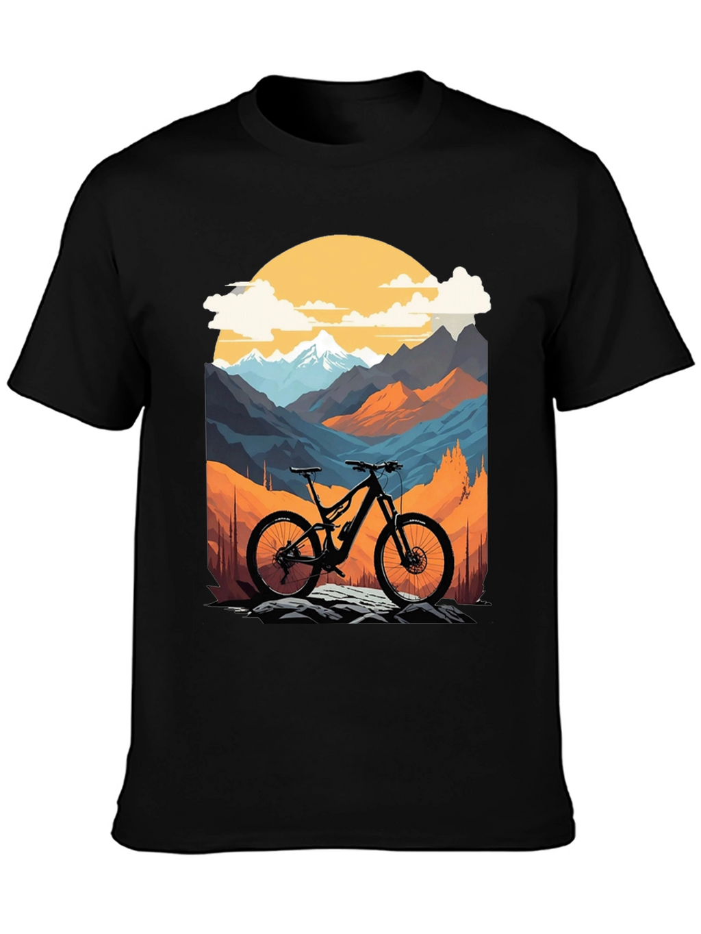 Mountain Bike Graphic T-Shirt