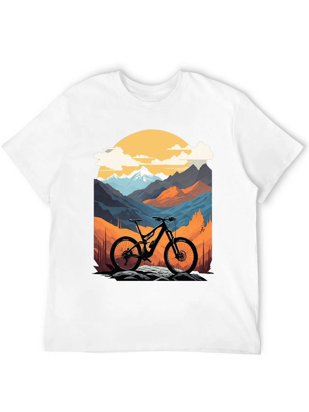 Mountain Bike Graphic T-Shirt
