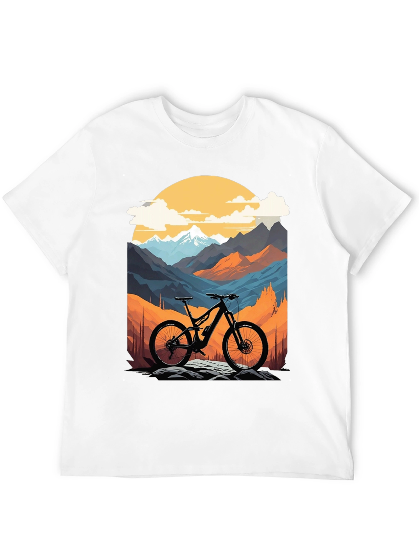 Mountain Bike Graphic T-Shirt